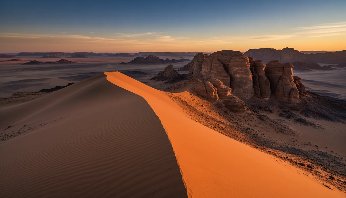 Désert algérien carte : géographie, régions et villes du Sahara d'Algérie